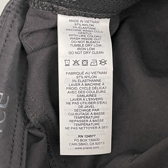 NWT prAna Brion Short 11" Inseam 28 Charcoal Abrasion Resistant Reinforced Rivet - Picture 13 of 16